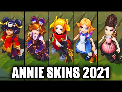 All Annie Skins Spotlight 2021 (League of Legends)