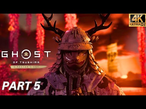 GHOST OF TSUSHIMA DIRECTORS CUT Walkthrough Gameplay Part 5 [4K 60FPS PS5] - Begin rescue operation