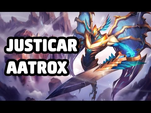 JUSTICAR AATROX SKIN SPOTLIGHT - LEAGUE OF LEGENDS