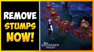 Disney Dreamlight Valley - How To Get Rid Of Stumps (Tips and Tricks)