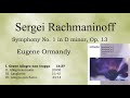 Rachmaninoff Symphony No. 1 (Eugene Ormandy 1966)