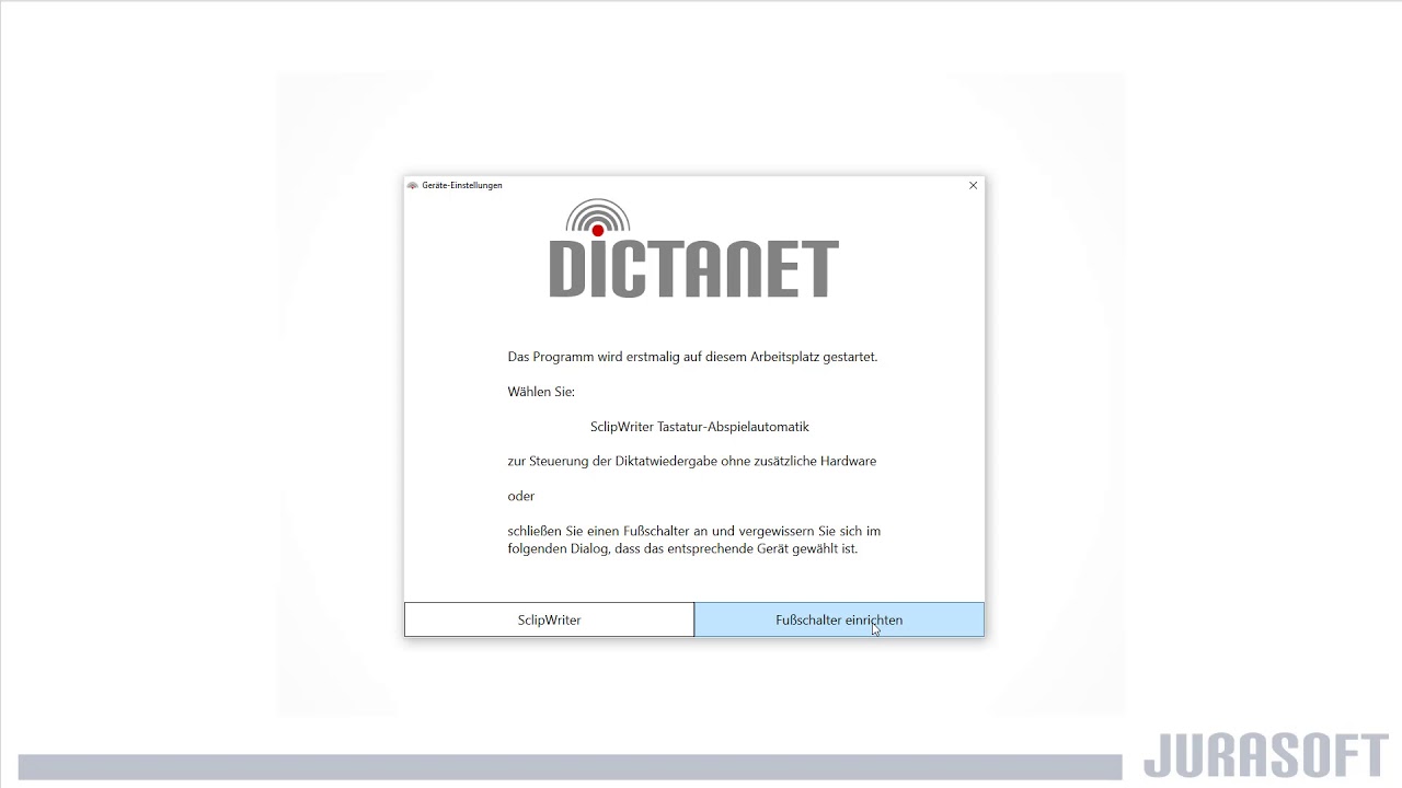 DictaNet Office installieren
