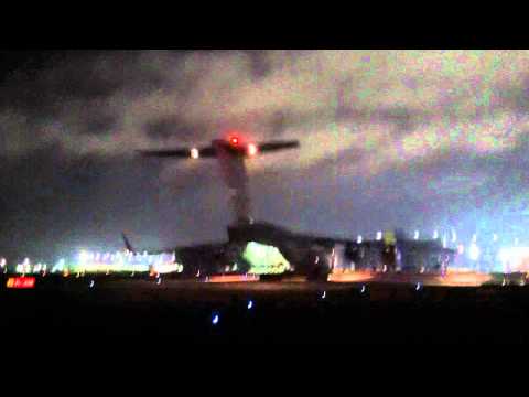 C-17 Globemaster Backing Off Runway 7L