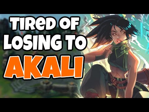 I got tired of losing to broken Akali, so now I play her too | Challenger Akali - League of Legends