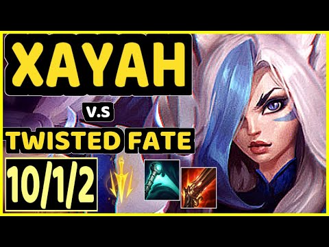 SEDRION (XAYAH) vs TWISTED FATE - 10/1/2 KDA BOTTOM ADC GAMEPLAY - EUW Ranked GRANDMASTER