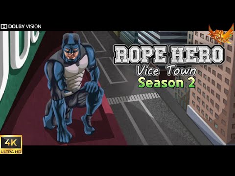 Rope Hero Vice Town Season 2 Gameplay Walkthrough #59 - Zombies Waves #5