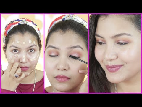 मेकअप कैसे करें घर पर /how to do makeup step by step for beginners in hindi