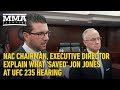 NAC Chairman, Executive Director Explain What 'Saved' Jon Jones At UFC 235 Hearing - MMA Fighting
