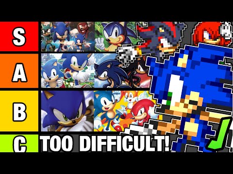 Ranking EVERY Sonic Game By Difficulty (J's Reviews Edition)