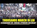 Massive Protest In Leh Over Death Of Iran S Supreme Leader Ayatollah Khamenei Iran War USA