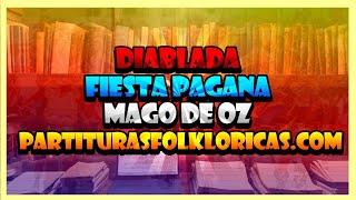 (Partitura Trompeta Diablada) 💃Fiesta Pagana - Mago de OZ🎺