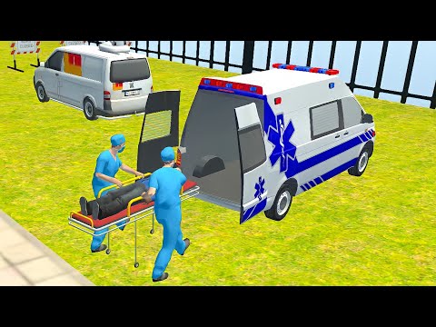 Rooftop First Aid VAN Truck 2021 - Roof Jumping Ambulance Driver Simulator - Android Gameplay #1