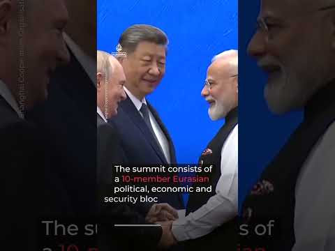 SCO summit leaders meet in aftermath of US war on Iran | AJ #shorts