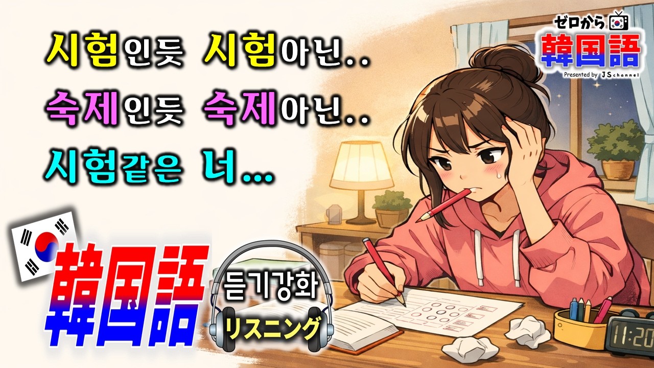 韓国語レベルテスト? 試験? 宿題? じんす先生からの超～～リアル韓国語特訓!(특훈) ※答えと解説は次回のメンバーシップLIVEで詳しく教えます※