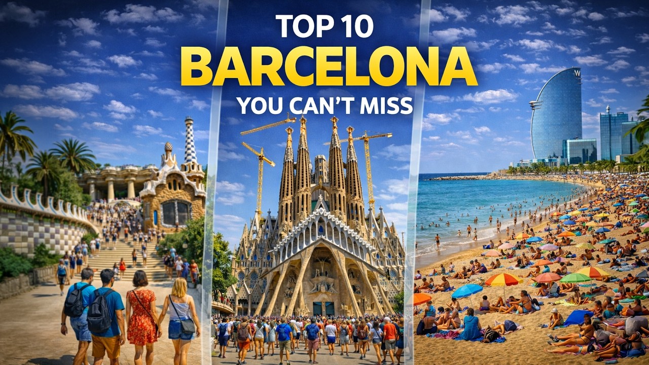 Top 10 Best Things To Do in Barcelona: Barcelona Spain Travel Guide Vlog