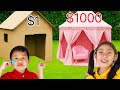 Maddie Wendy Kaden Rainy Day Cardboard Camping Adventure