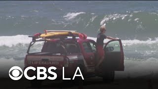 High surf warnings hit Orange County amid Southern California's latest heat wave