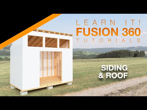 Autodesk Fusion 360 - Part 3/4 - Model and Assemble a Shed - Intermediate/Advanced (2024)