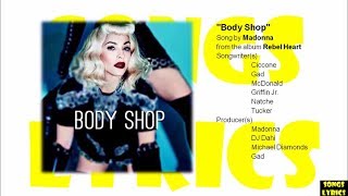 Body Shop (Madonna) Lyrics (Rebel Heart) Album