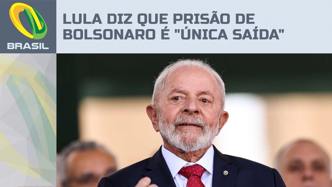 Lula diz que denúncia da PGR é grave e que única saída de Bolsonaro é a prisão