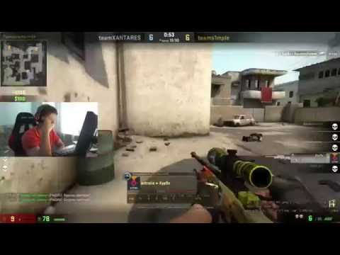 Xyp9x 1v3 clutch ace in FPL by s1mple