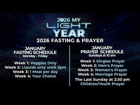 Prayer for Singles | 2026 My Light Year: Fasting & Prayer