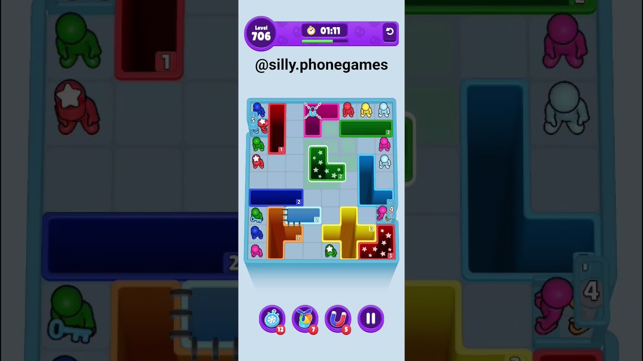 Drop Away Level 706 Walkthrough Solution