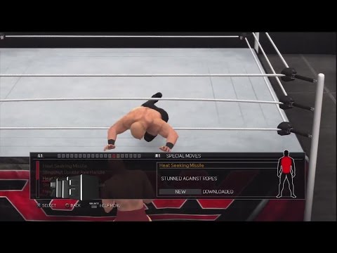 WWE 2K17 FUTURE STARS PACK DLC MOVES PS3/360