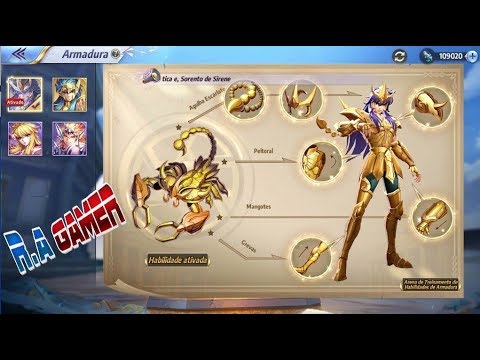 CLOTH REPAIR ATIVADO NO MILO BORA PARA OS DUELOS GALÁTICOS - SAINT SEIYA AWAKENING