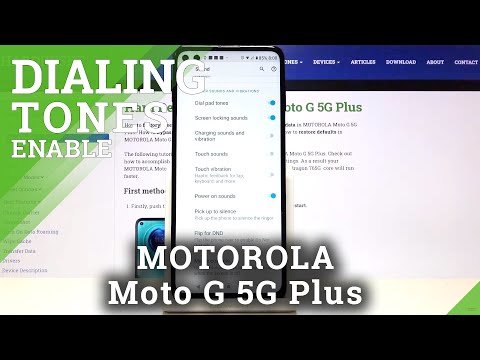 How to Turn On/Off Dialing Sounds in Motorola Moto G 5G Plus – Find Sound Settings