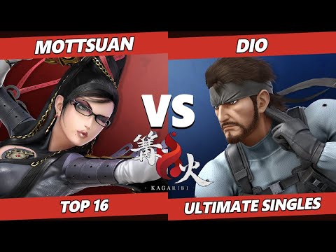 Kagaribi 6 Top 16 - Mottsuan (Bayonetta) Vs. DIO (Snake) SSBU Ultimate Tournament