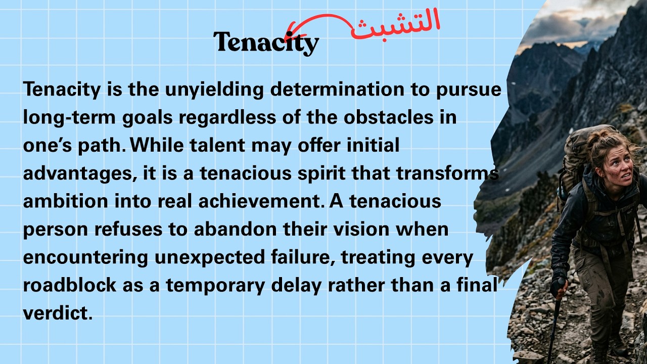 Learn English Tenacity B1 B2