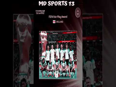 FIFA FAIR PLAY AWARD ENGLAND #shorts #sports #mdsports13