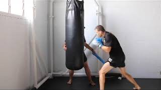 Partner Body-Kick Block Drill demonstration thumbnail