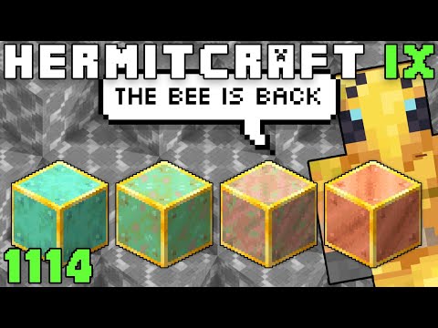 Hermitcraft IX 1114 All Four Stages Of Copper Ageing... Automated!