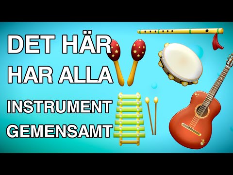 Lär dig om instrumentfamiljer!