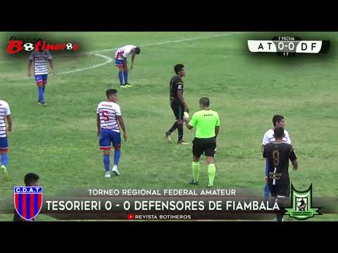FEDERAL AMATEUR, Tesorieri 0 vs 0 Defensores de Fiambalá