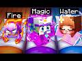 Having a ELEMENTAL SLEEP OVER in Minecraft! DEFAULT Thumbnail