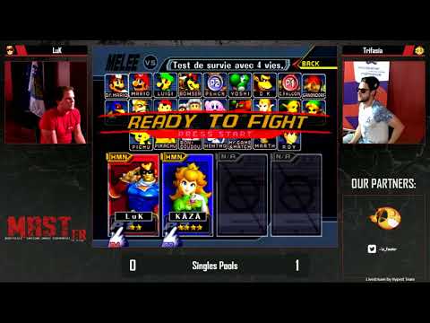 MASTer - LuK (Captain Falcon) Vs Trifasia (Peach) - Pools - Melee