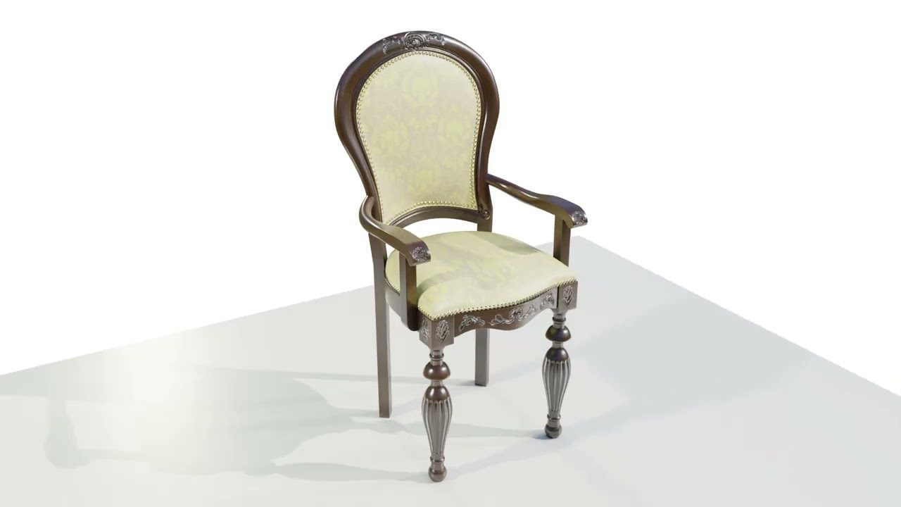 Sedia classica Modello 3D