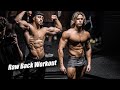RAW BACK WORKOUT FOR MASS