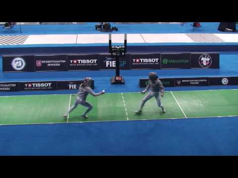 T64  ZHANG Xueqian - DIATCHENKO Ekaterina, 29 May Moscow Sabre 2016