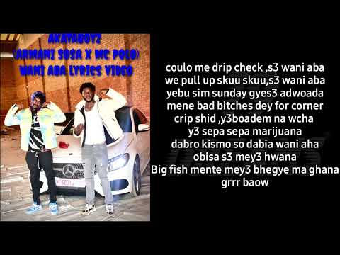 Akataboyz (official lyrics video) WANI ABA