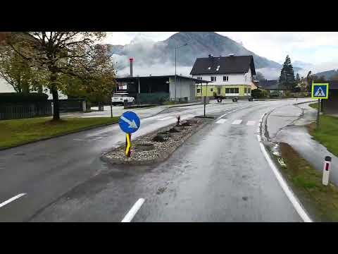 Wonderful Austria, Driving in Austria B117. Altenmarkt- Sankt Gallen- Hall.