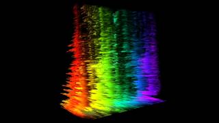 Alien By Jefferson Starship visualized on Linux using Spectrum3D