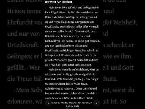 Die Bibel - Sprüche 2