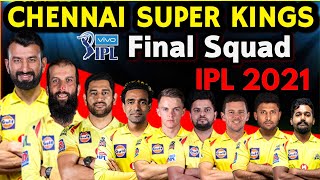 IPL 2021 | Chennai Super Kings Final Squad | CSK Full & Final Squad IPL 2021 | CSK Squad IPL 2021 |
