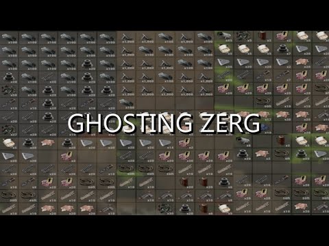 GHOSTING A 30 MAN ZERG FOR INSANE LOOT - RUST