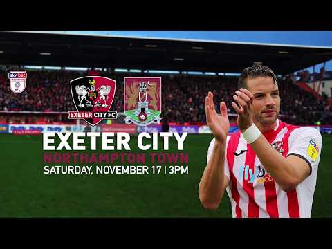 UP NEXT: Northampton Town - November 17 | Exeter City Football Club