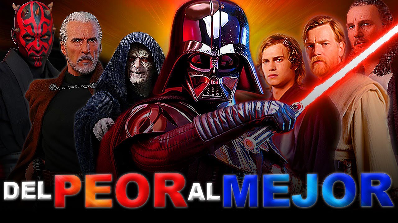 Del PEOR al MEJOR DUELO con SABLES de LUZ en Star Wars